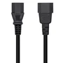 Aisens Cable de Alimentación CPU C13 Hembra a C14 Macho Negro 1,5m